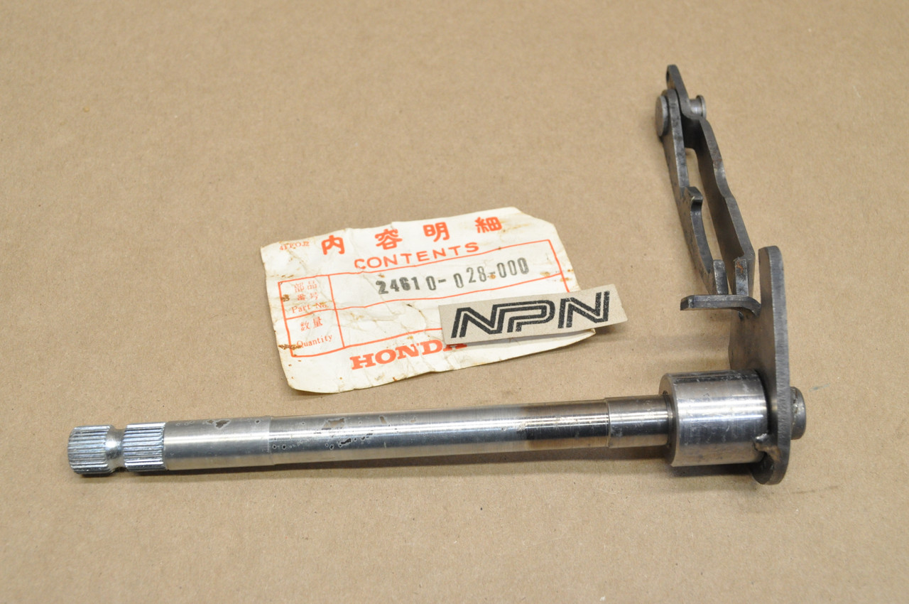 NOS Honda S90 Gear Shift Spindle Shaft 24610-028-000