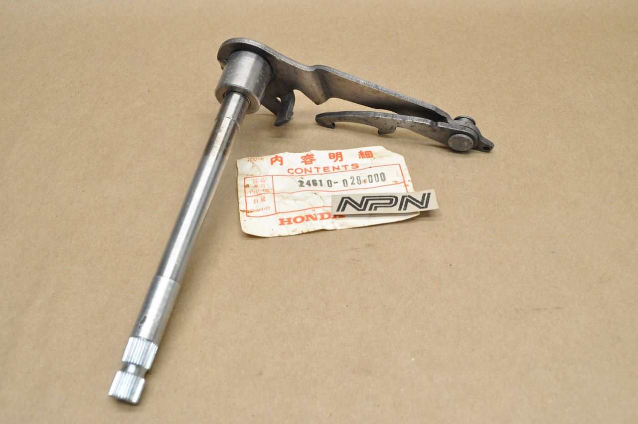 NOS Honda S90 Gear Shift Spindle Shaft 24610-028-000