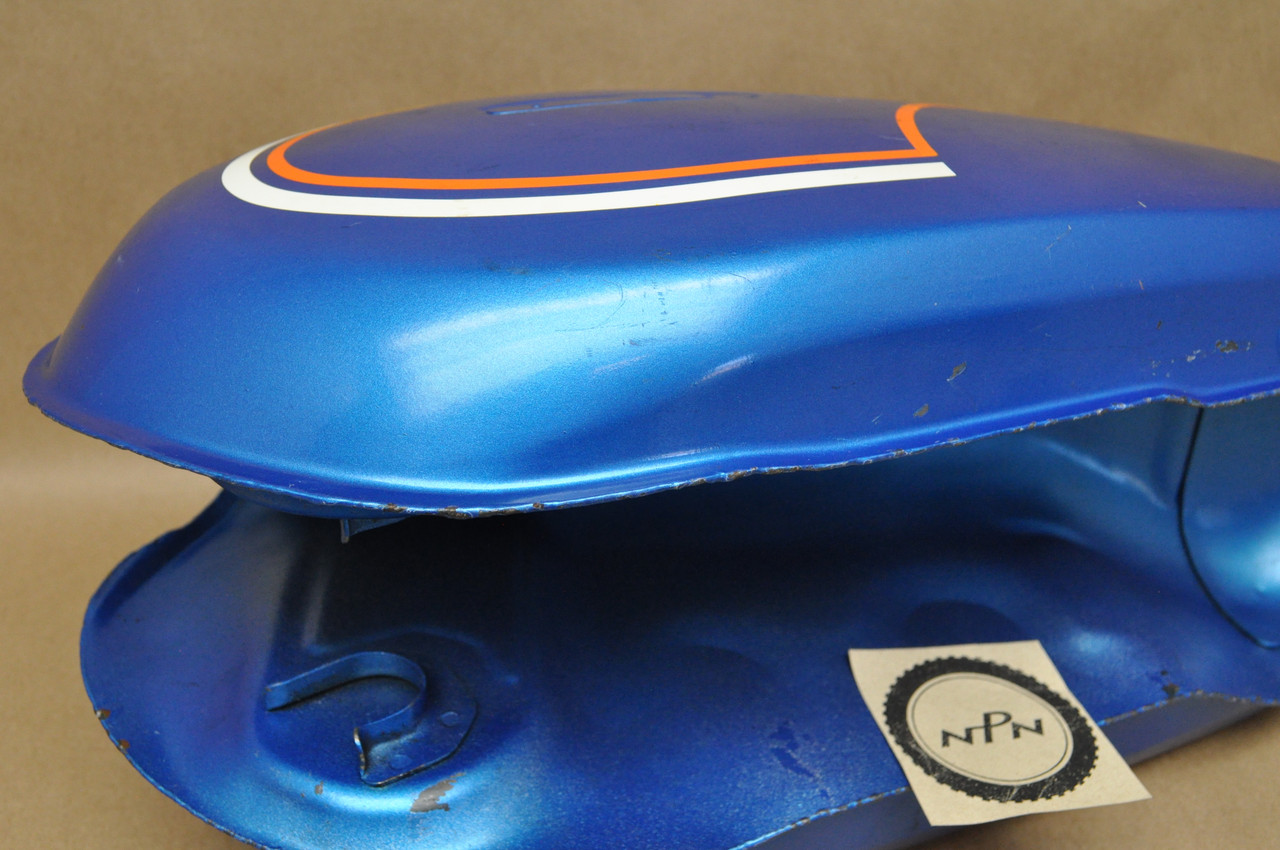 NOS Honda CL100 K2 CL100 S2 Hawaiian Blue Fuel Gas Tank 17500-108-760 MJ
