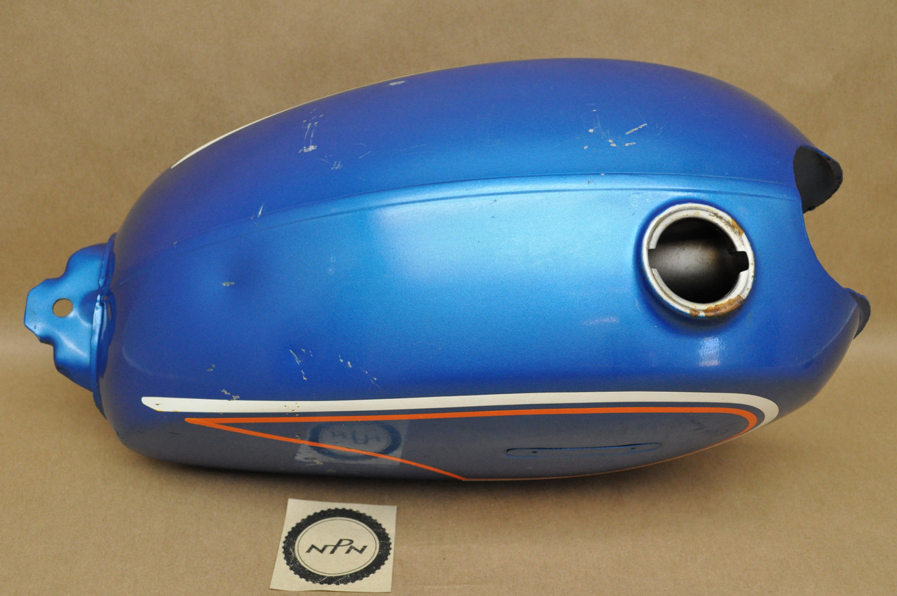 NOS Honda CL100 K2 CL100 S2 Hawaiian Blue Fuel Gas Tank 17500-108-760 MJ