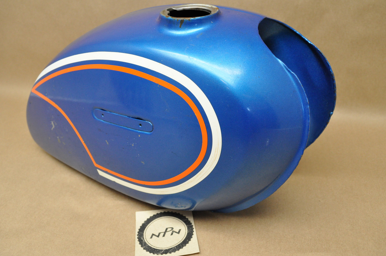 NOS Honda CL100 K2 CL100 S2 Hawaiian Blue Fuel Gas Tank 17500-108-760 MJ