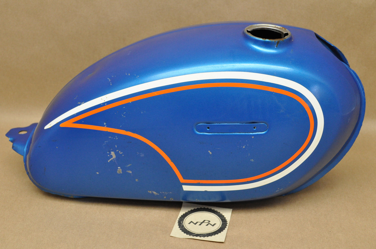 NOS Honda CL100 K2 CL100 S2 Hawaiian Blue Fuel Gas Tank 17500-108-760 MJ