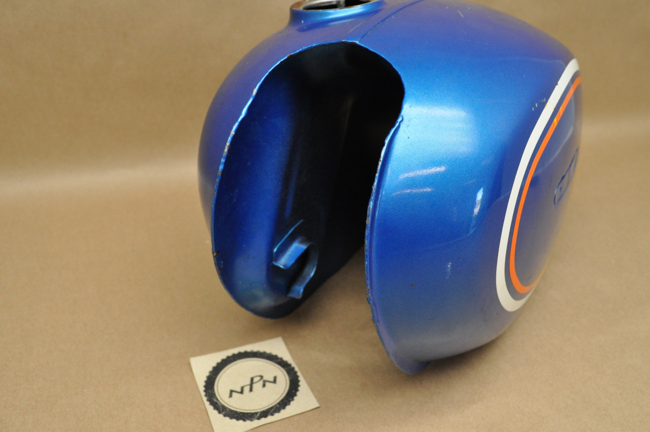 NOS Honda CL100 K2 CL100 S2 Hawaiian Blue Fuel Gas Tank 17500-108-760 MJ