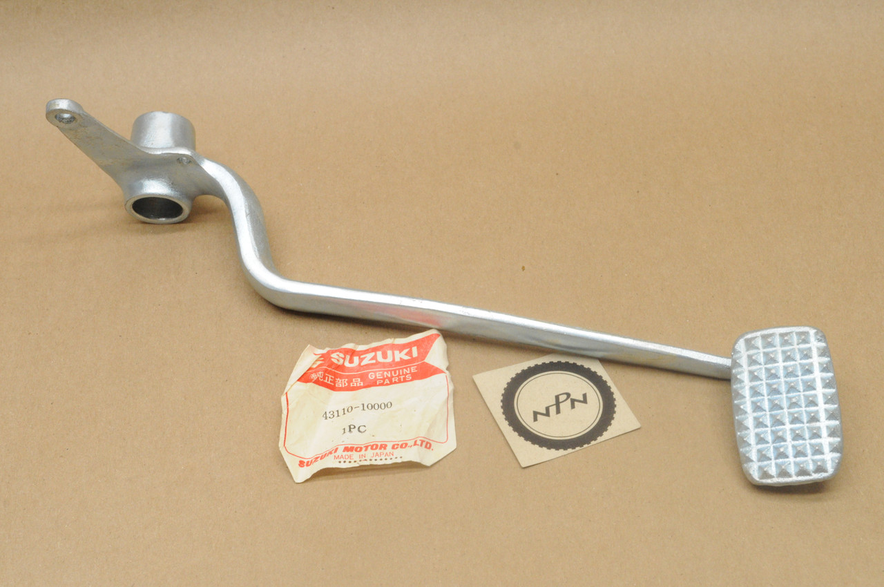 NOS Suzuki GT250 T250 T350 Rear Brake Pedal 43110-10000 - NOS