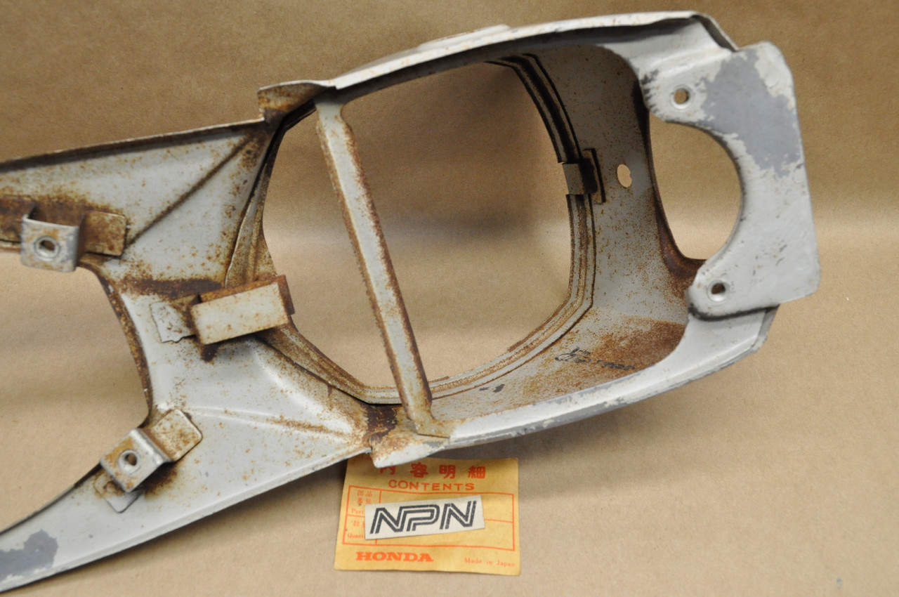 NOS Honda CA160 CA95 Head Light Bucket Case Cover in Primer 61301-203-000 Z