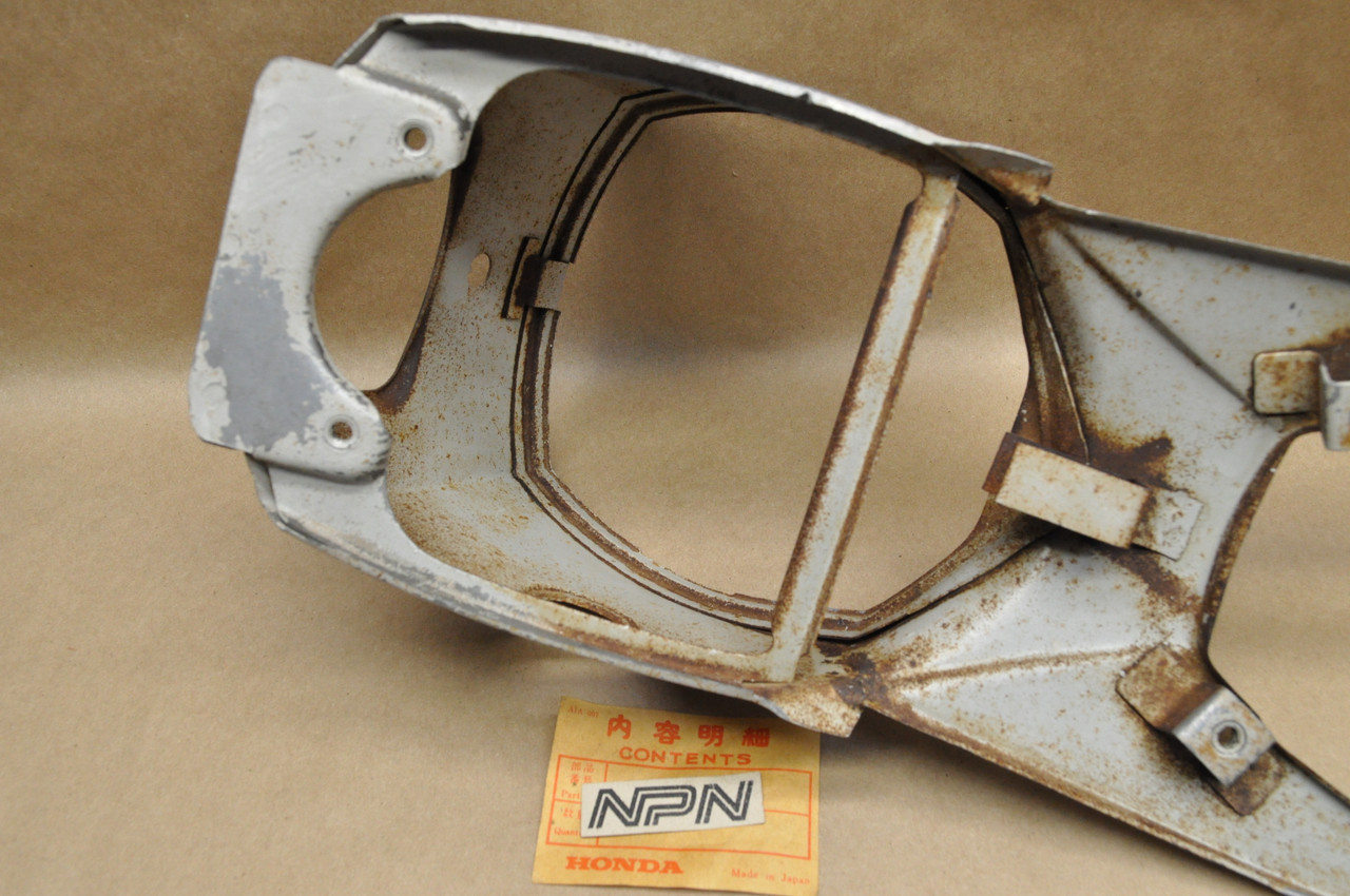 NOS Honda CA160 CA95 Head Light Bucket Case Cover in Primer 61301-203-000 Z