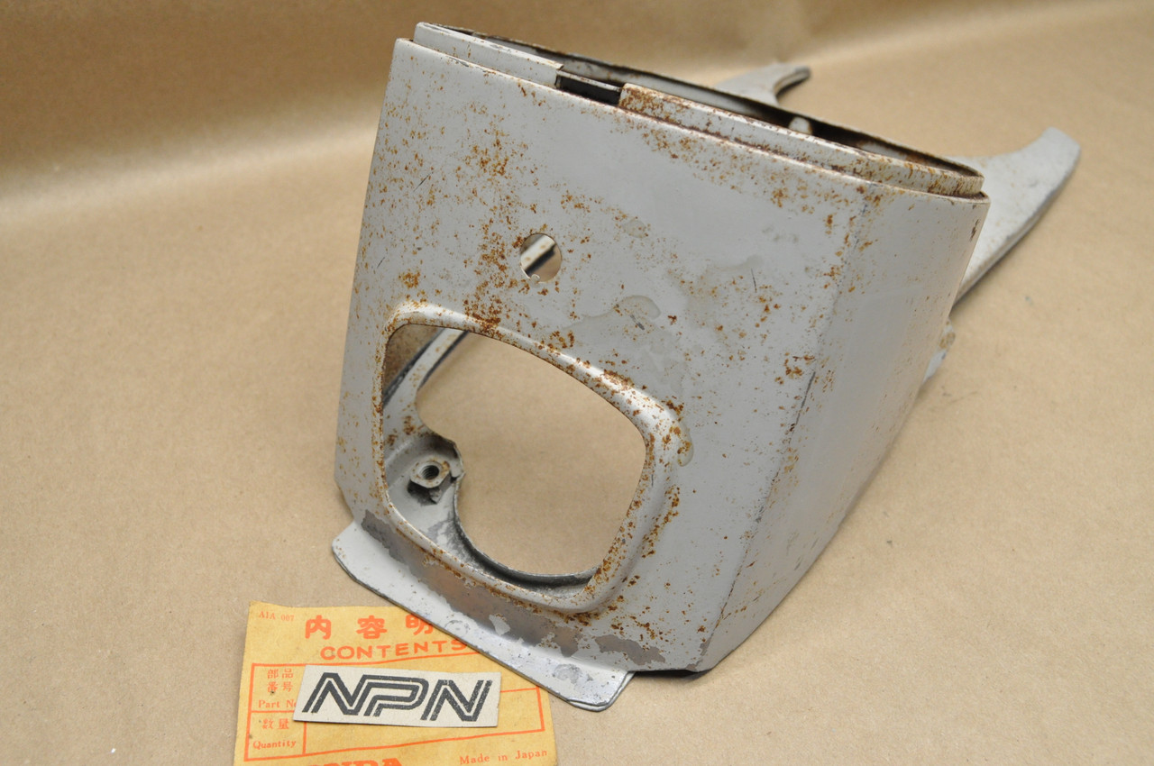 NOS Honda CA160 CA95 Head Light Bucket Case Cover in Primer 61301-203-000 Z
