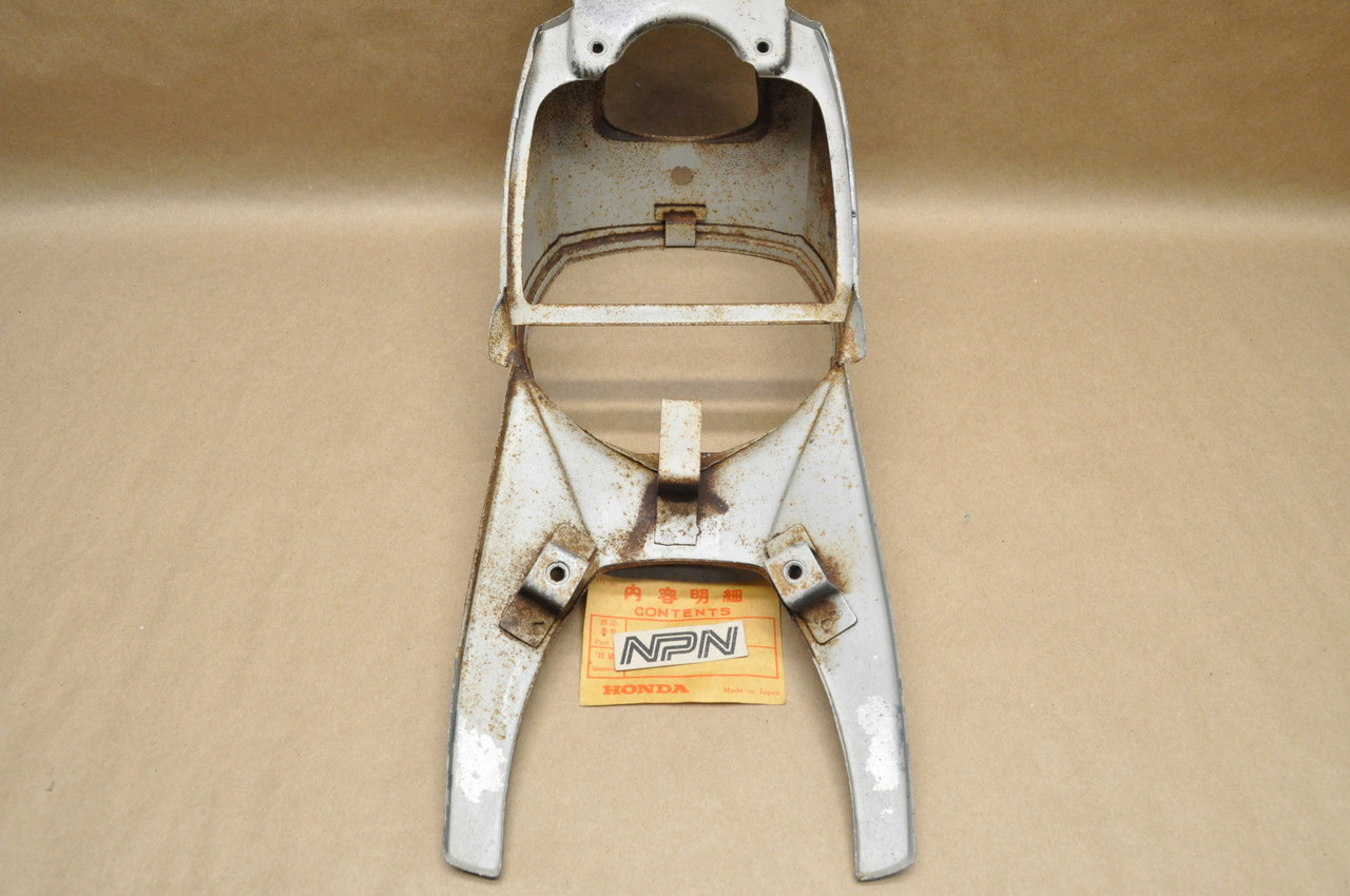 NOS Honda CA160 CA95 Head Light Bucket Case Cover in Primer 61301-203-000 Z