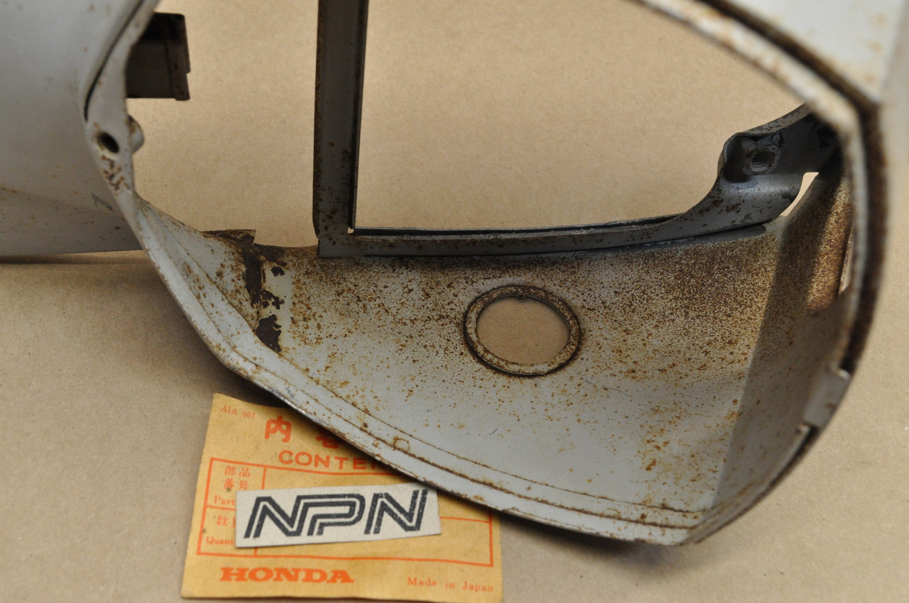NOS Honda CA160 CA95 Head Light Bucket Case Cover in Primer 61301-203-000 Z