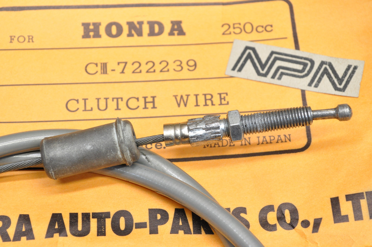 NOS Honda Early CA72 CA77 Takara Clutch Cable CIII-722239 / 22870-271-000