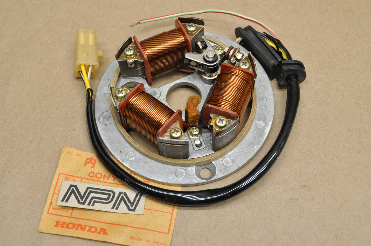 NOS Honda MT125 K0-1976 Elsinore Stator Magneto Rotor Flywheel 31100-361-003