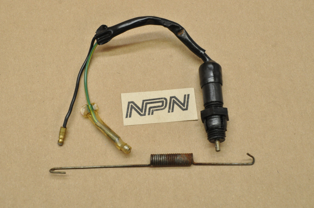 Vintage OEM Honda CL125 A SS125 A Rear Brake Stop Switch & Spring 35350-230-000