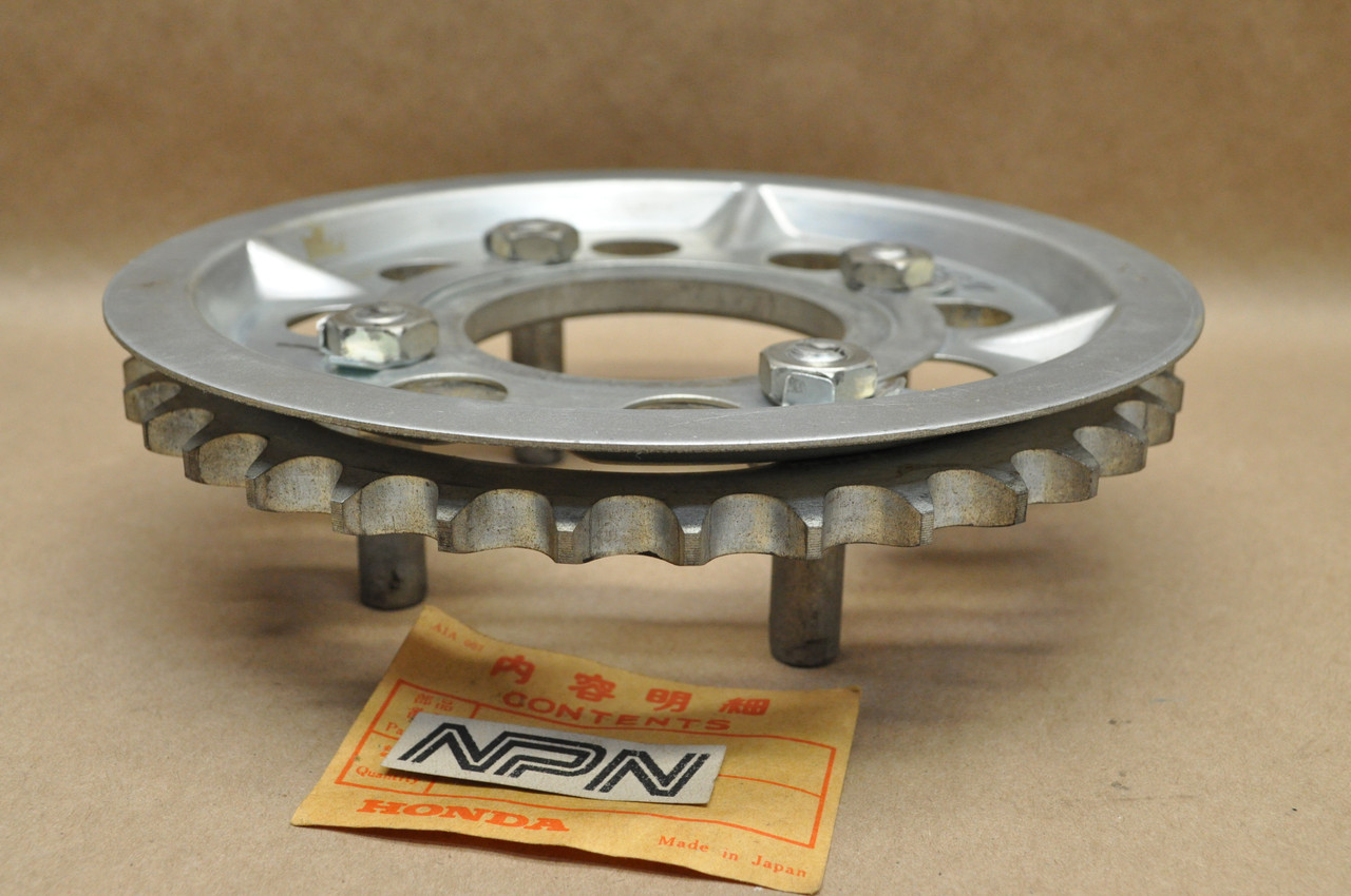 NOS Honda CB350 G Rear Final Drive Chain Sprocket 36T 41200-455-670
