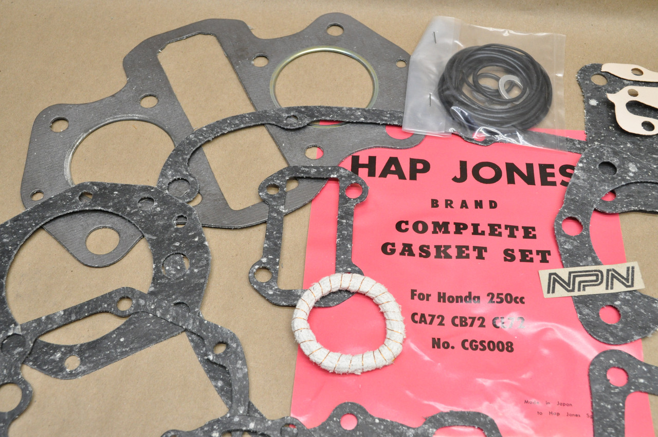 NOS Honda CA72 CB72 CL72 Complete Top & Bottom End Gasket Kit 06110-268-020
