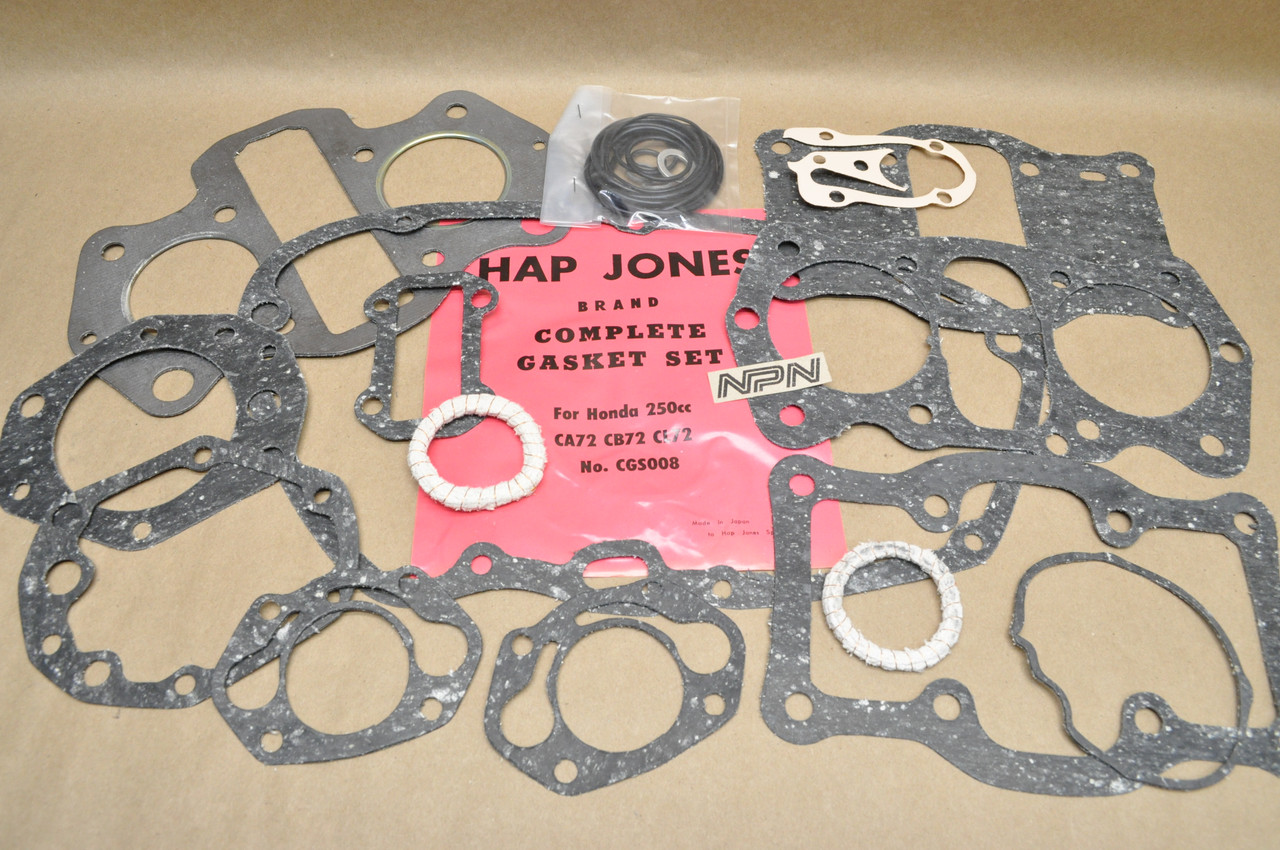 NOS Honda CA72 CB72 CL72 Complete Top & Bottom End Gasket Kit 06110-268-020