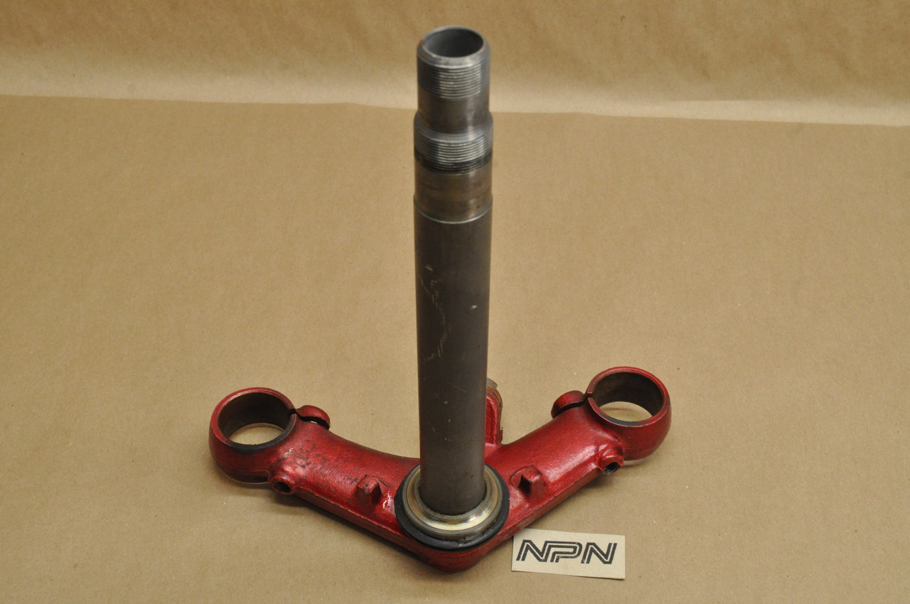 Vtg OEM Honda CA175 CL125 SS125 Candy Red Triple Tree Steering Stem 53200-230-030 XJ