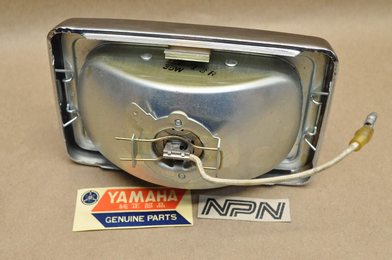 NOS Yamaha 1981-83 XJ750 Seca Fog Head Light Rim & Bulb 5G2-85462-60