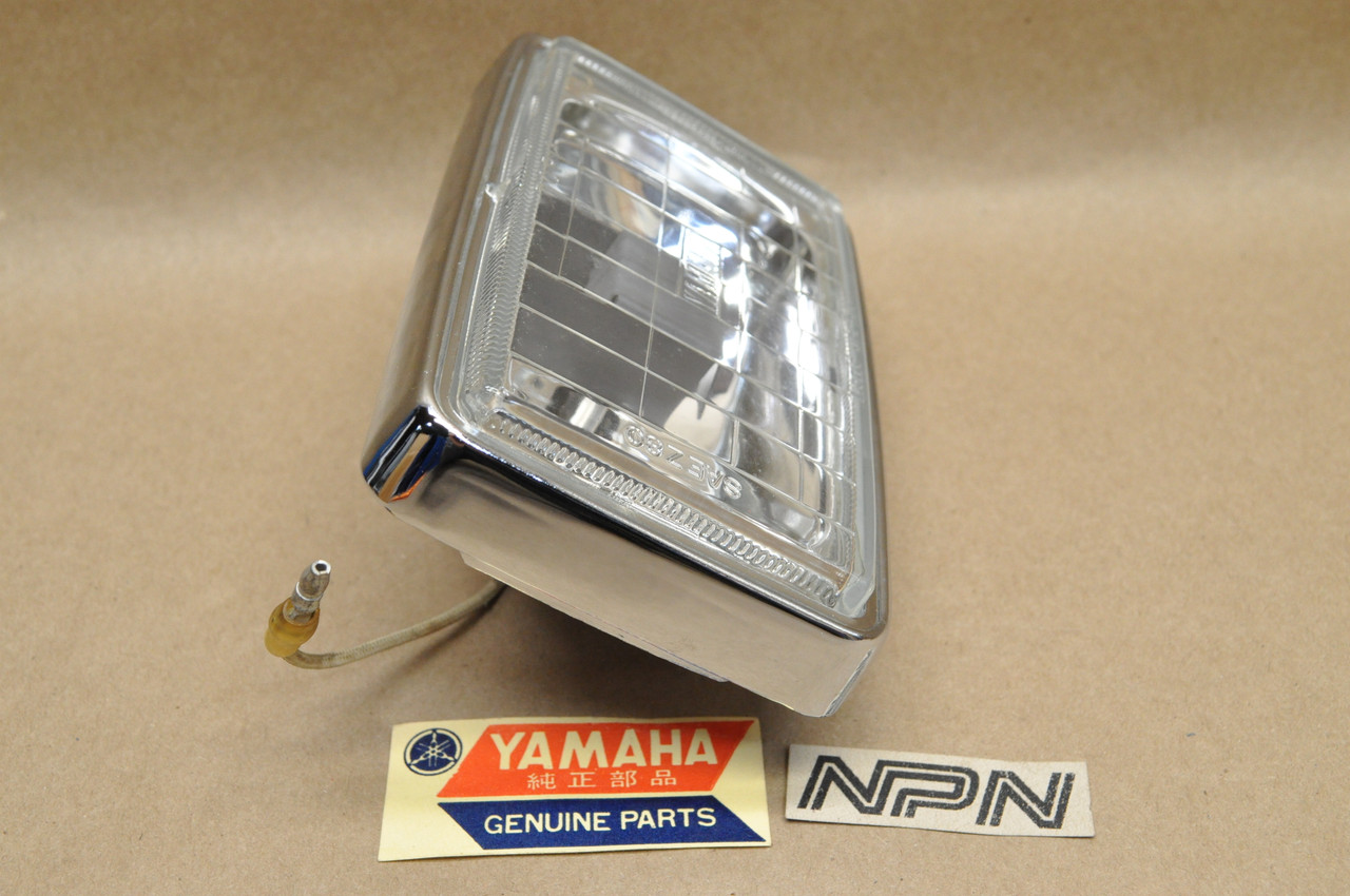 NOS Yamaha 1981-83 XJ750 Seca Fog Head Light Rim & Bulb 5G2-85462-60