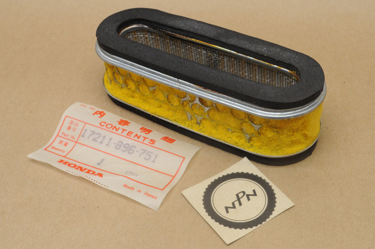 NOS Honda F200 F210 Roto Tiller Air Cleaner Element *AS IS* 17211-896-751