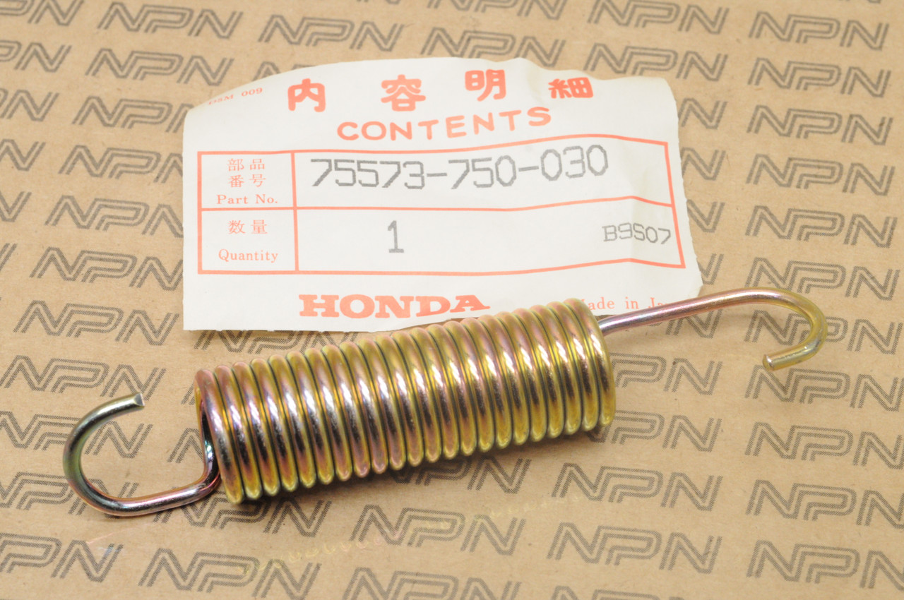 NOS Honda H4514 HT4213 Lawn Tractor Tensioner Pulley Spring 75573-750-030