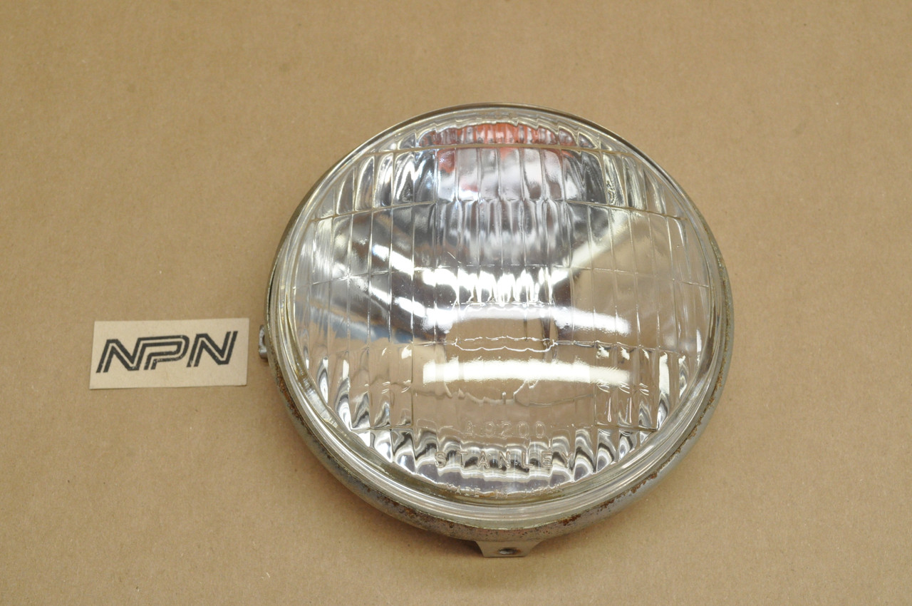 Vintage OEM Honda CA175 CL125 SS125 Stanley Head Light Lens 6V 35/25W 33120-243-671