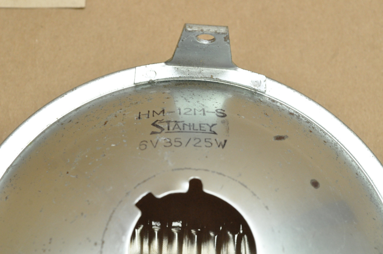 Vintage OEM Honda CA175 CL125 SS125 Stanley Head Light Lens 6V 35/25W 33120-243-671