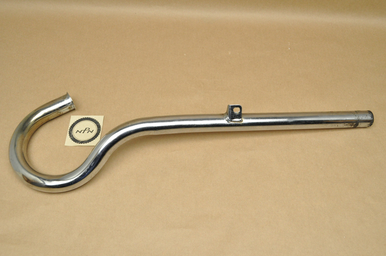 Vintage OEM Honda CL125 A Left  Lower Exhaust Muffler Header Pipe 18420-243-000