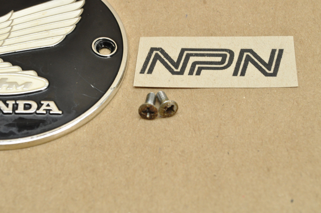 Vtg OEM Honda CA72 CA77 CB72 CB77 CL125 CL72 CL77 Left Emblem Badge 87122-230-010