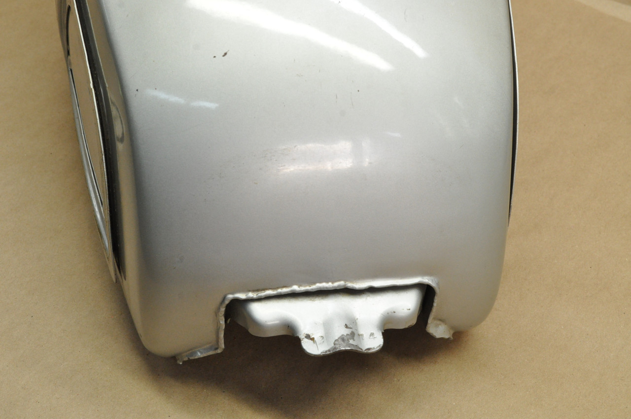 Vintage OEM Honda CL125 A Gas Fuel Tank Silver 17500-242-010 T