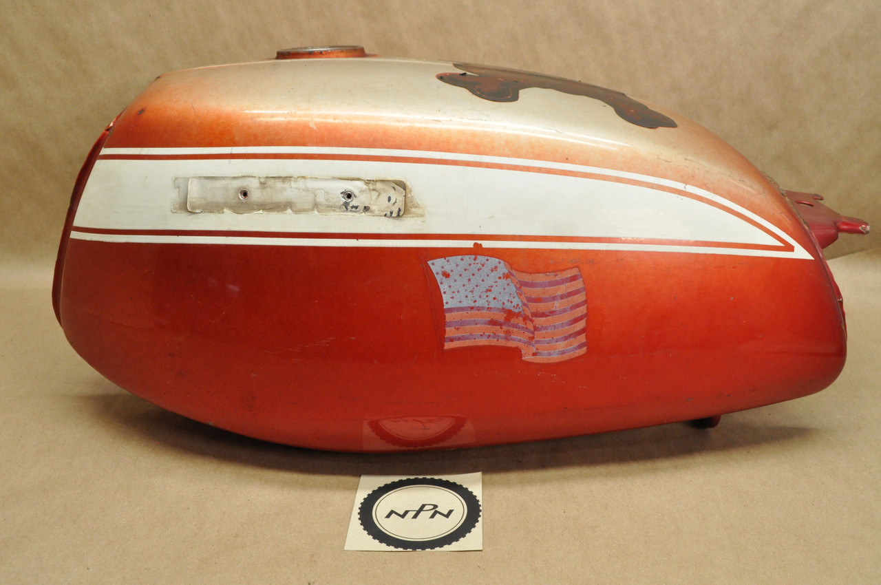 Vintage OEM Honda 1970 CL350 K2 Fuel Gas Tank Red 17500-318-000 CM