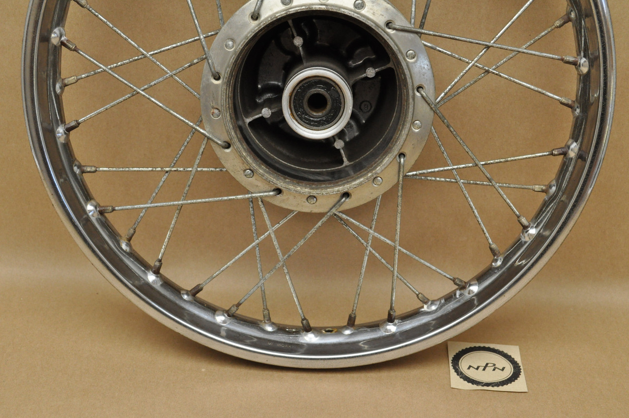 Vtg OEM Honda CL125 A SS125 A Rear Wheel Rim Hub Spoke Assembly 42701-243-000