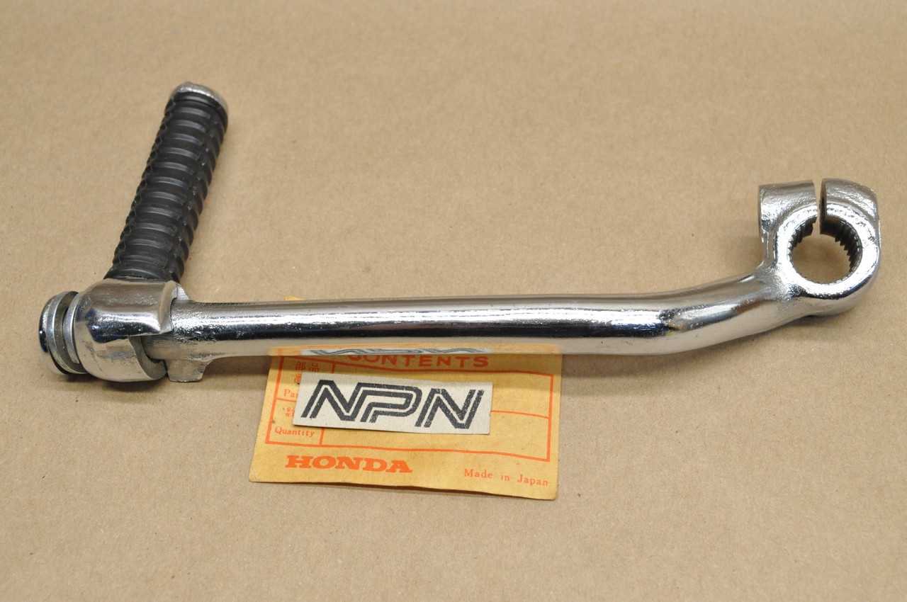NOS Honda CB350 K0-K4 Kick Starter Start Lever Pedal w/ HM Rubber 28300-286-010