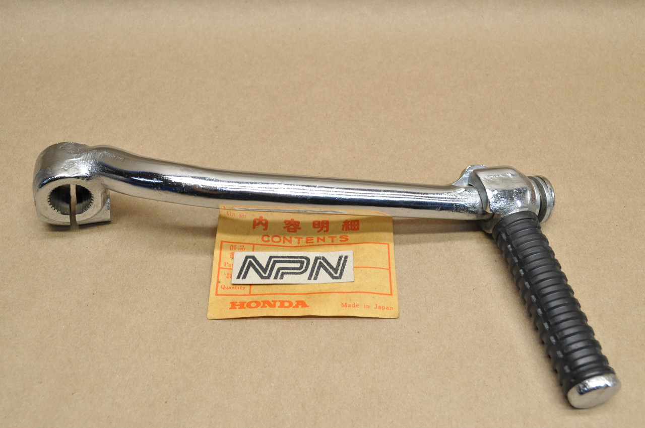 NOS Honda CB350 K0-K4 Kick Starter Start Lever Pedal w/ HM Rubber 28300-286-010