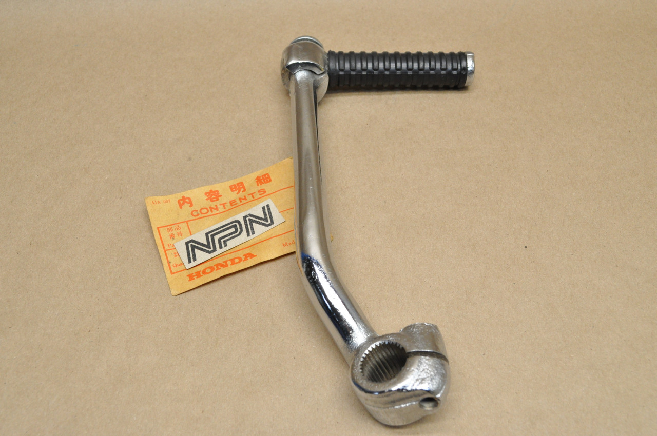 NOS Honda CB350 K0-K4 Kick Starter Start Lever Pedal w/ HM Rubber 28300-286-010