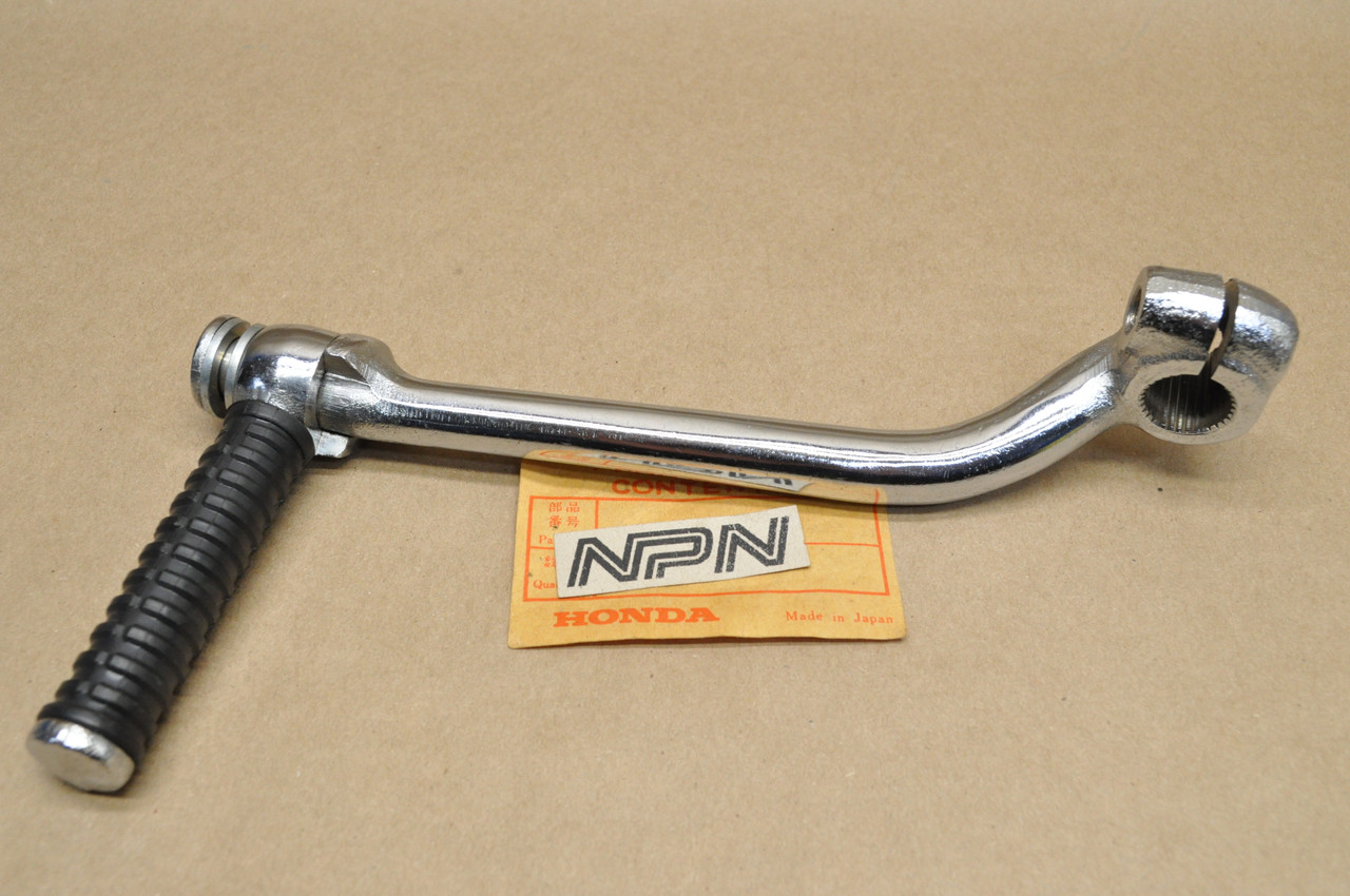 NOS Honda CB350 K0-K4 Kick Starter Start Lever Pedal w/ HM Rubber 28300-286-010