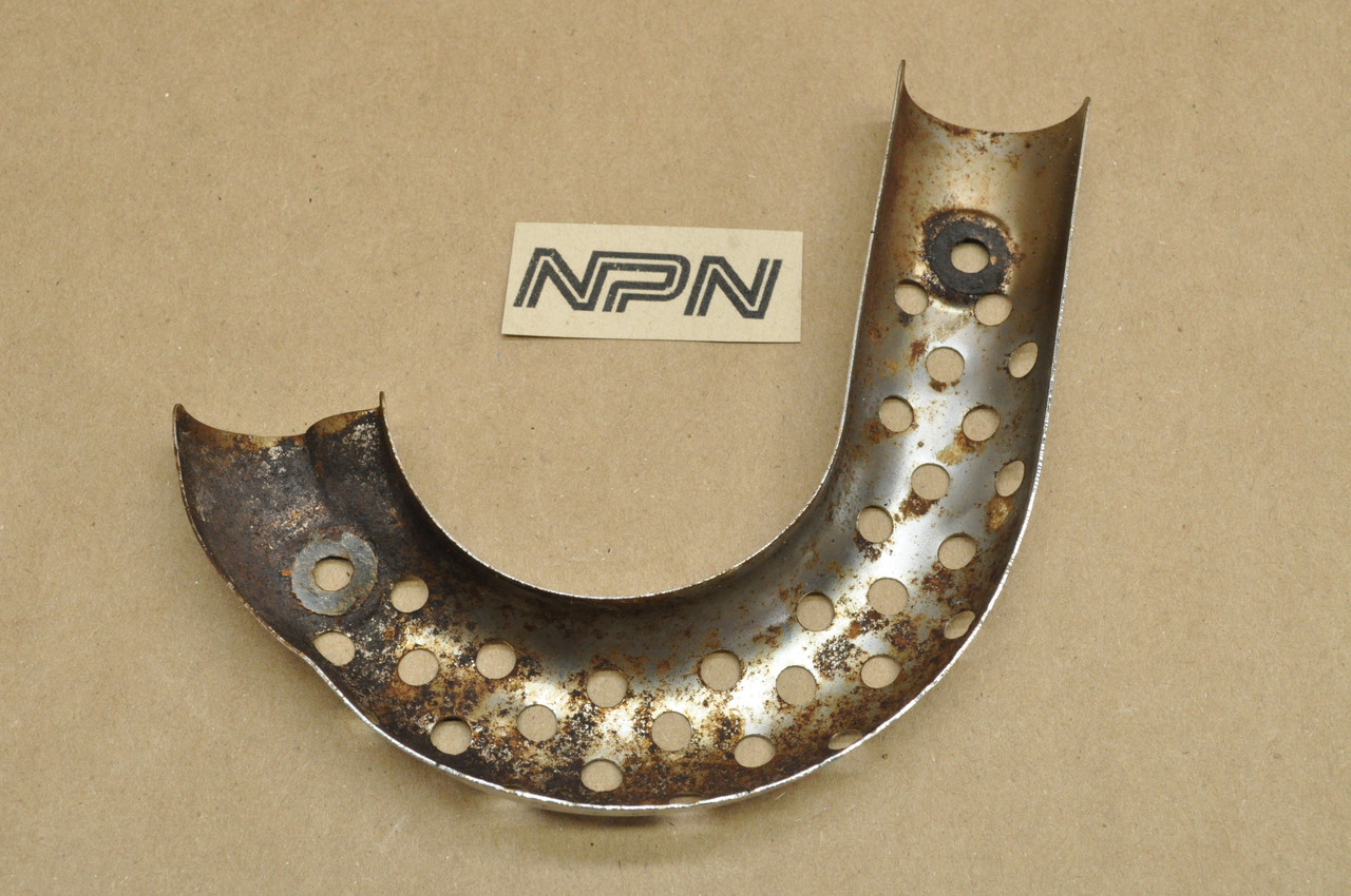 Vtg OEM Honda Z50 K3-K6 Exhaust Muffler Header Pipe Heat Shield A 18240-120-000