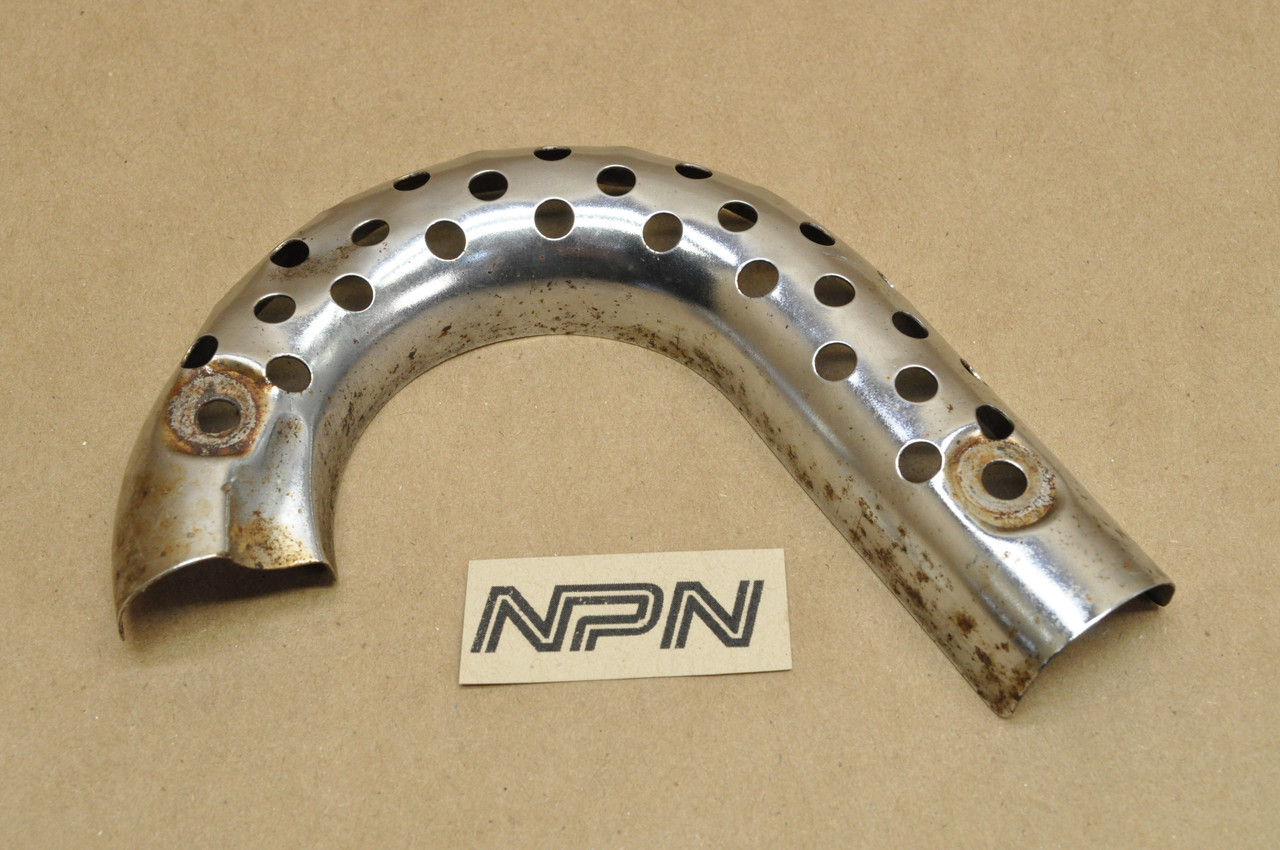 Vtg OEM Honda Z50 K3-K6 Exhaust Muffler Header Pipe Heat Shield A 18240-120-000