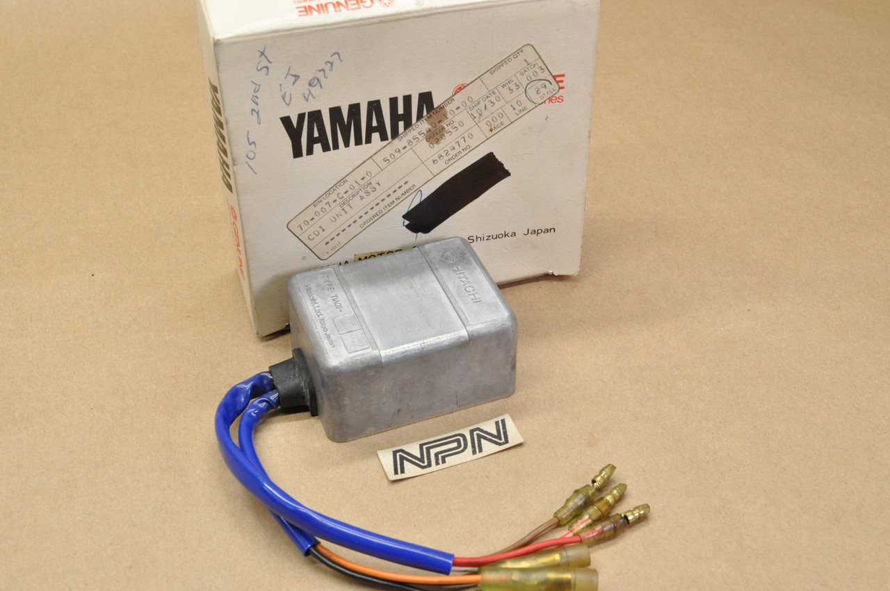 NOS Yamaha TZ125 YZ100 YZ125 YZ175 Hitachi CDI Box Ignition Control 509-85540-10