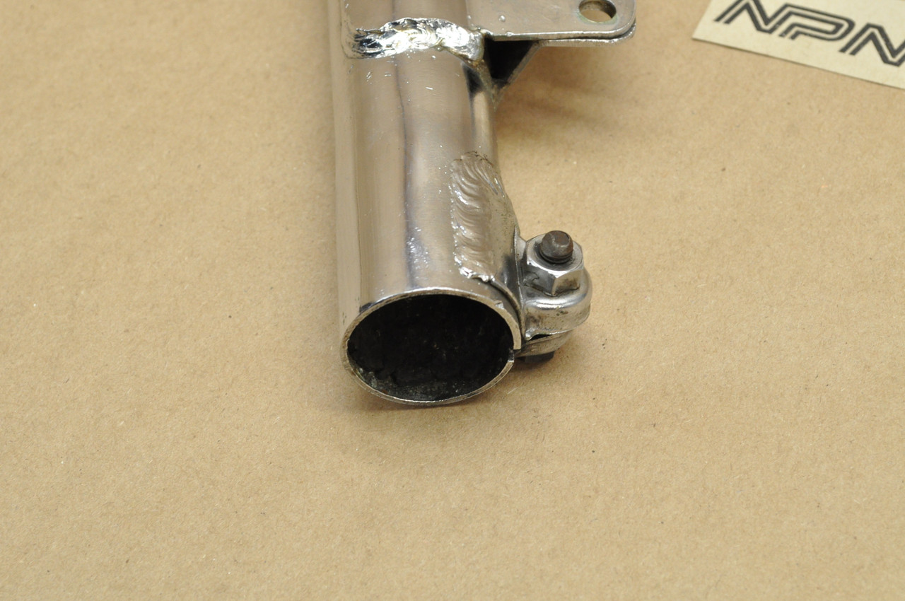 Vtg OEM Honda C100 C102 CA105 T C105T EARLY FLUTED Muffler Exhaust Pipe