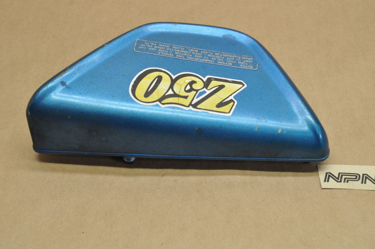 Vintage OEM Honda Z50 K3-K4 Left Side Cover Blue 83640-120-000 MK