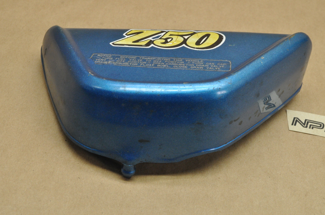 Vintage OEM Honda Z50 K3-K4 Left Side Cover Blue 83640-120-000 MK