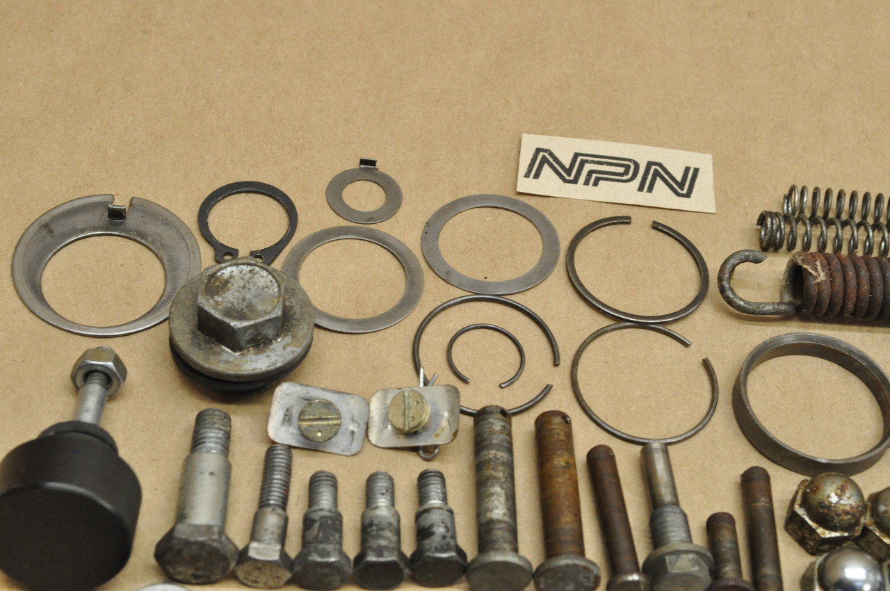 Vtg OEM Honda CL125 A Screw Bolt Washer Nut Spring Knob Hardware Lot