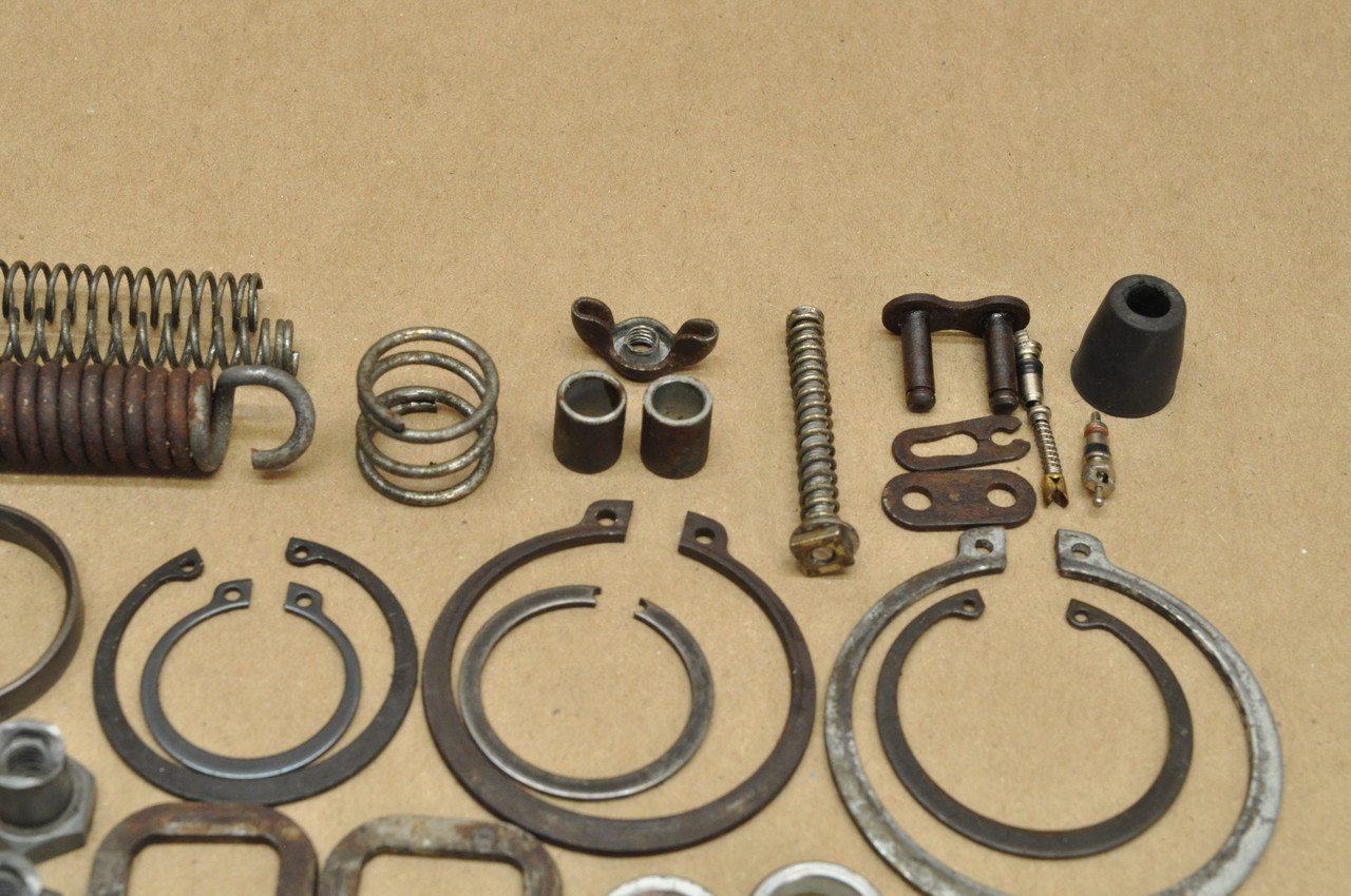 Vtg OEM Honda CL125 A Screw Bolt Washer Nut Spring Knob Hardware Lot