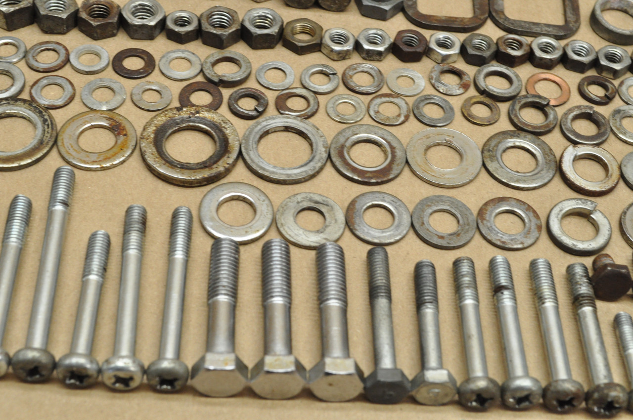 Vtg OEM Honda CL125 A Screw Bolt Washer Nut Spring Knob Hardware Lot