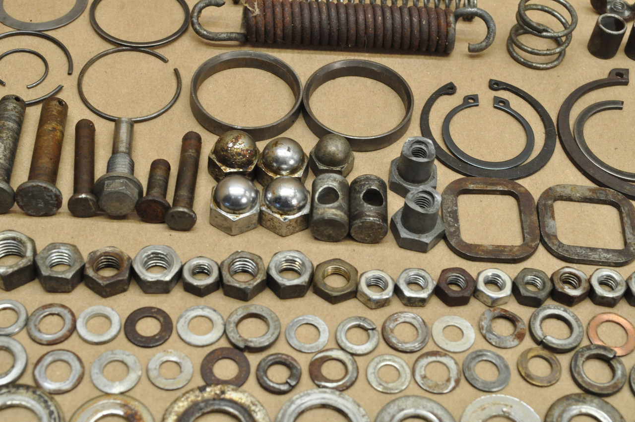 Vtg OEM Honda CL125 A Screw Bolt Washer Nut Spring Knob Hardware Lot