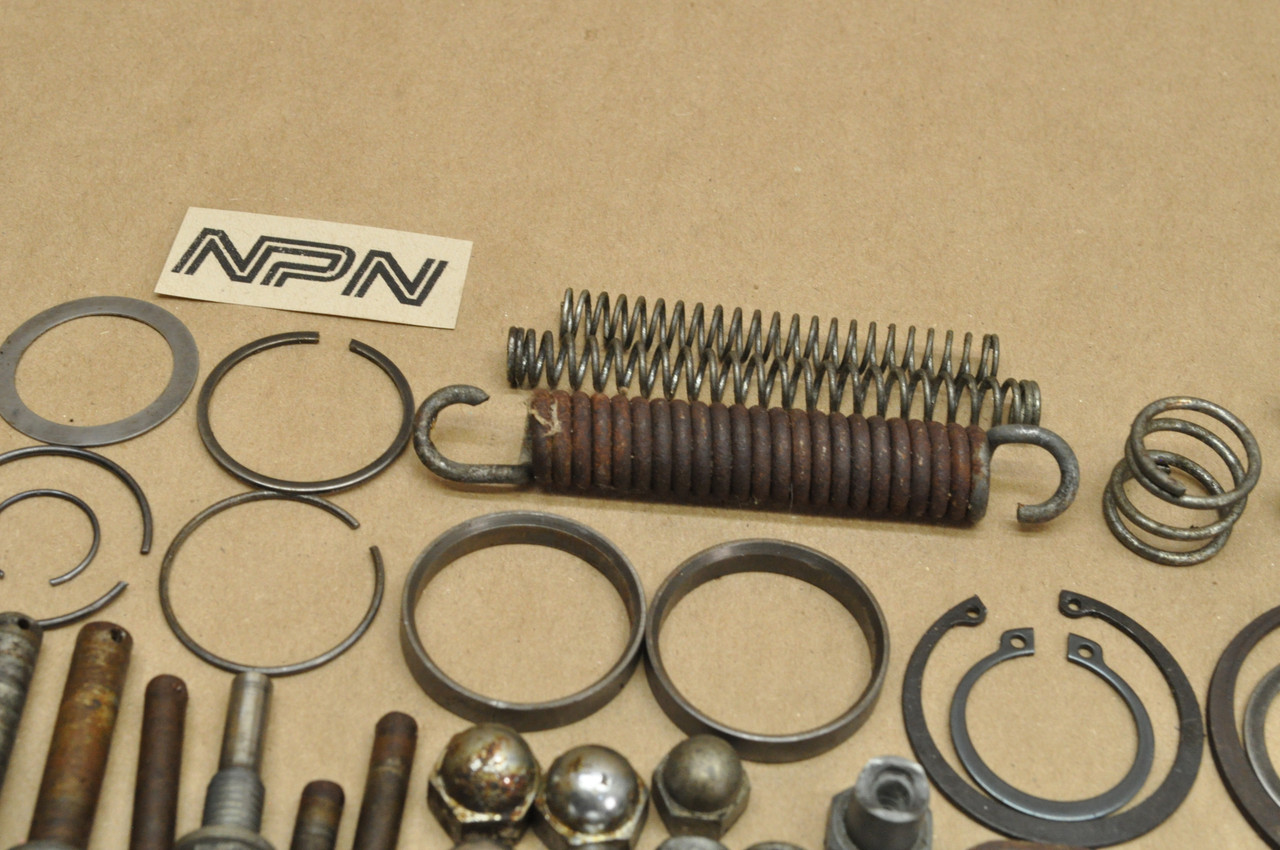 Vtg OEM Honda CL125 A Screw Bolt Washer Nut Spring Knob Hardware Lot