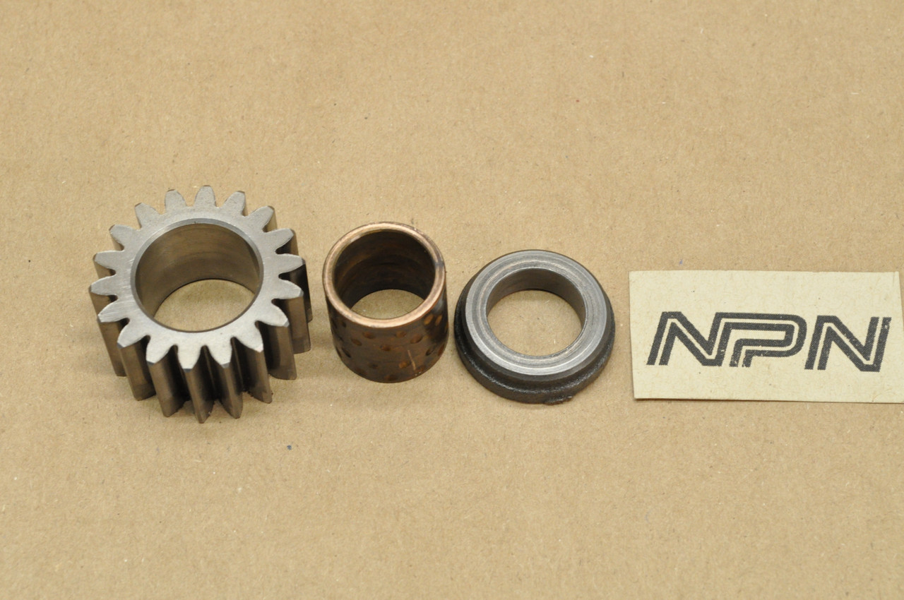 Vtg OEM Honda CT70 Z50 R  Drive Gear 18T , Clutch Guide & Collar Lot 23120-041-000