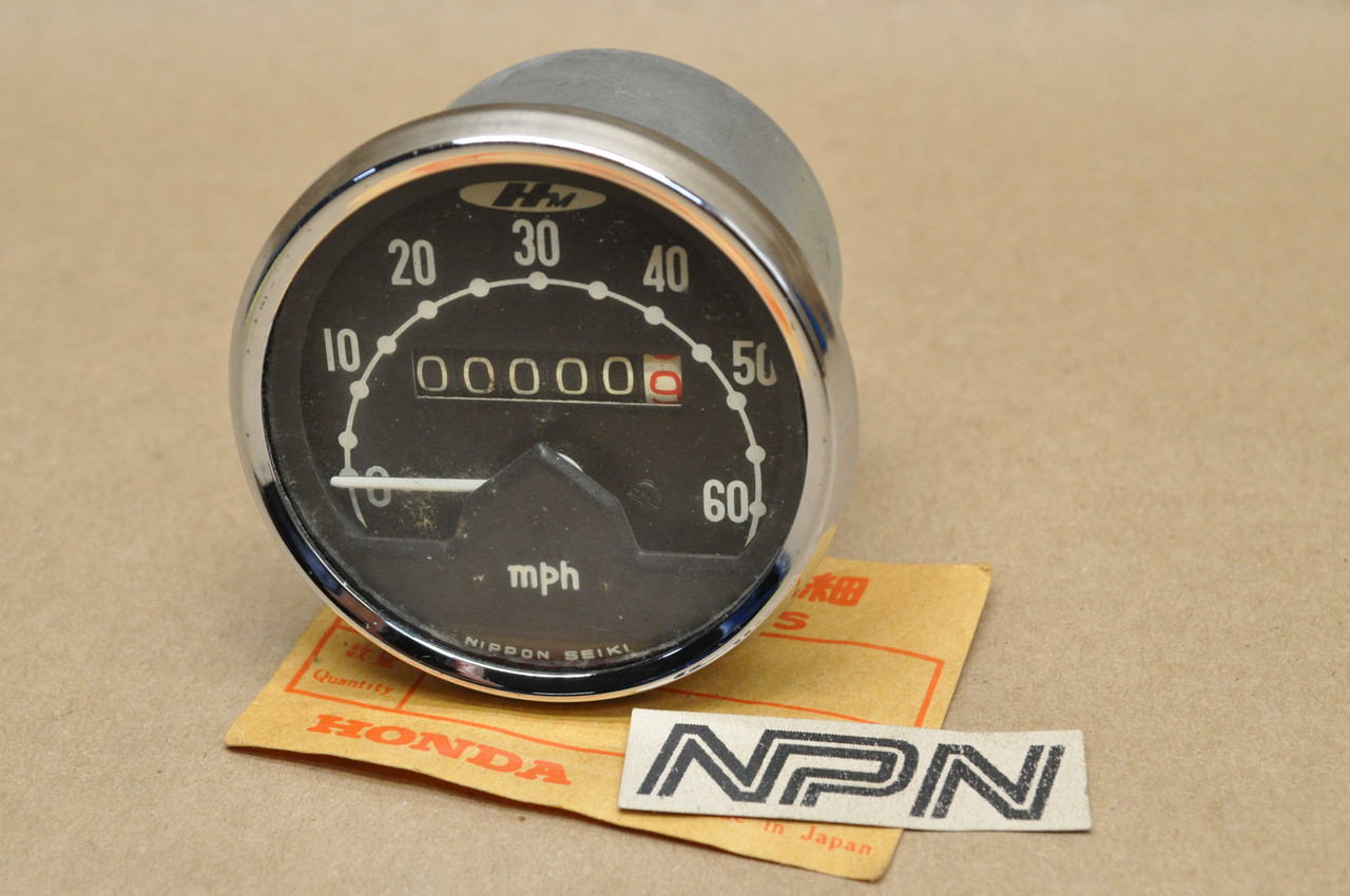 NOS Honda C110 CA110 Speedometer MPH Odometer Meter Gauge 37200-011-810