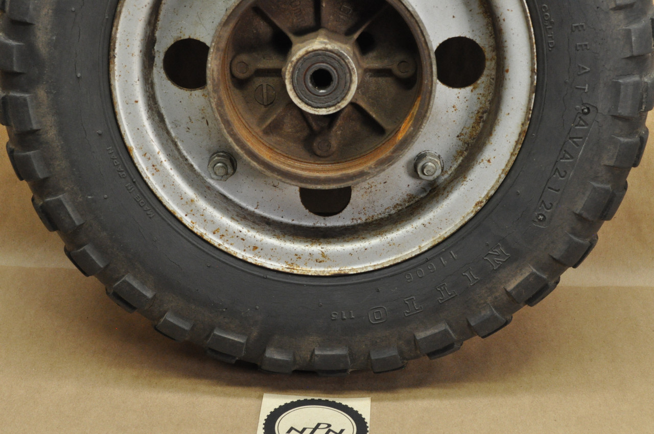 Vintage OEM Honda Z50 K1-K5 Rear Wheel Rim Hub Assembly 42601-120-000 ZA