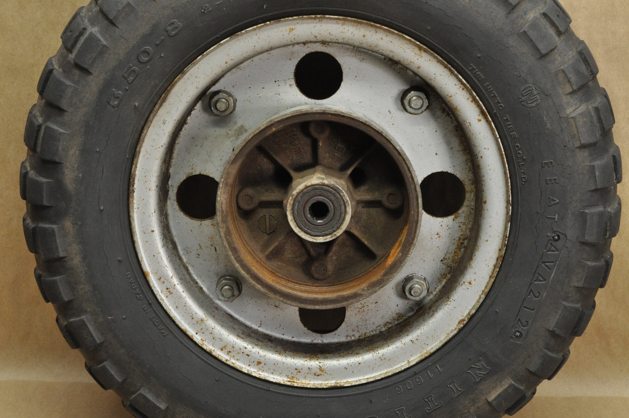 Vintage OEM Honda Z50 K1-K5 Rear Wheel Rim Hub Assembly 42601-120-000 ZA